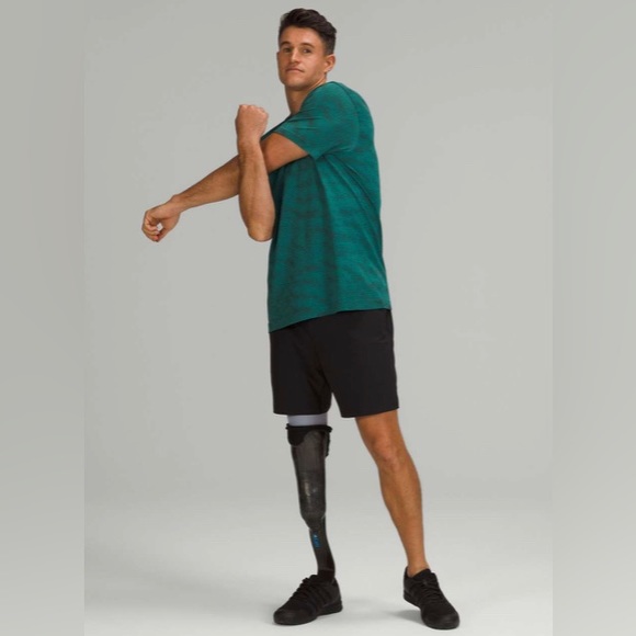 Lululemon Metal Vent Breathe Short Sleeve Shirt Teal Lagoon / Rainforest Green - Picture 4 of 11